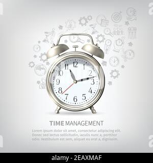 Time management poster sketch Stock Vector Image & Art - Alamy