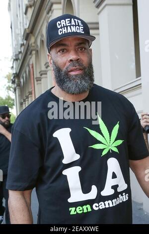 February 11, 2021: Rapper THE D.O.C. attends the Australian Premiere Screening of Documentary GFUNK at the Palace Chauvel Cinema on February 11, 2021 in Sydney, NSW Australia  (Credit Image: © Christopher Khoury/Australian Press Agency via ZUMA  Wire) Stock Photo