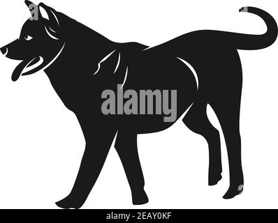 logo design beach views from the cliffs Stock Vector