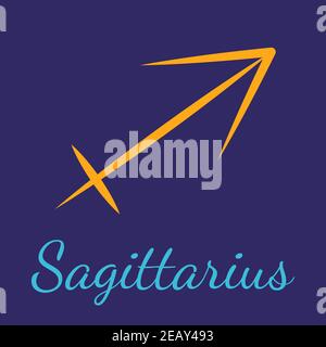 Sagittarius vector zodiac icon Stock Vector