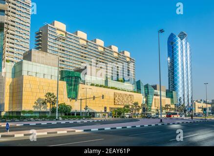 DUBAI, UAE, OCTOBER 24, 2016: View of the Burjuman shopping center in Dubai. Stock Photo