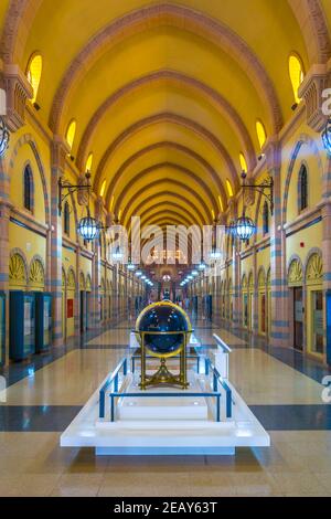 SHARJAH, UAE, OCTOBER 24, 2016: Interior of the Museum of Islamic civilization situated inside of the former souq building in Sharjah, UAE Stock Photo