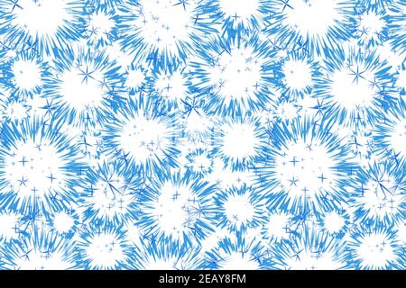 Sharp frosted seamless pattern Stock Vector