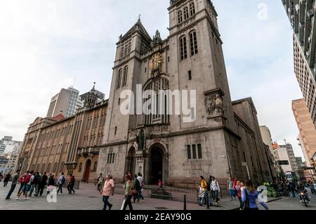 Sao Bento Monastery (St. Pauls) on Largo de Sao Bento in downtown Sao Paulo, Brazil Stock Photo