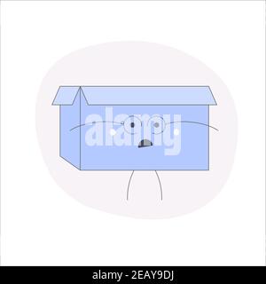 Flat art vector illustration. Cartoon vector illustration. Emoji background. White background Stock Vector