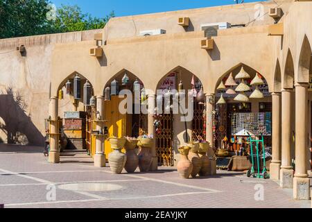 NIZWA, OMAN, OCTOBER 31, 2016: View of the souq in Nizwa, Oman. Stock Photo