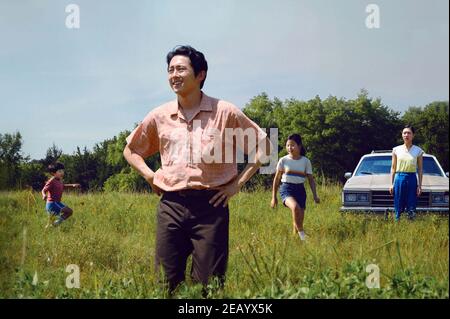STEVEN YEUN in MINARI (2020), directed by LEE ISAAC CHUNG. Credit: PLAN B ENTERTAINMENT / Album