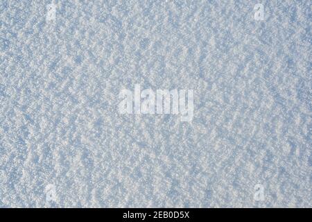 Fresh white snow and frost background structure Stock Photo