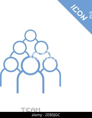 Team icon Stock Vector