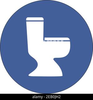 toilet symbol Stock Vector