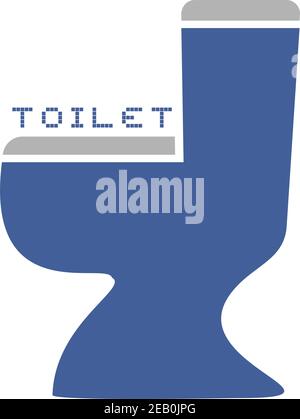 toilet symbol Stock Vector