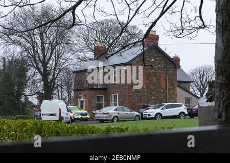 Cork, Ireland, 11th February 2021 Man Dies in House Fire, Rathcooney Road, Cork, Ireland. Earlier today a man in his 70s died in a house fire at his home on the Rathcooney Road. The cause of the fire at this time is unknown but its not thought to be suspicious. Credit: Damian Coleman Stock Photo