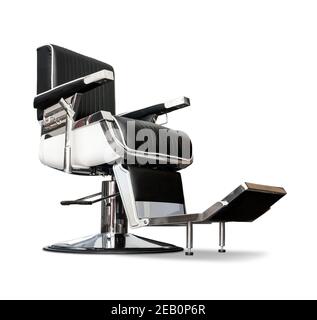 Barber chair isolated on white background Stock Photo