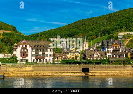 ASSMANNHAUSEN, GERMANY, AUGUST 16, 2018: Assmannhausen village in Germany Stock Photo