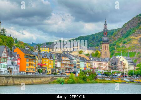 COCHEM, GERMANY, AUGUST 15, 2018: riverside of Cochem in Germany Stock Photo