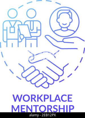 Develop close relationship concept icon Stock Vector