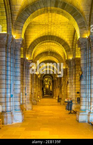 MONACO, MONACO, JUNE 14, 2017: Interior of the Saint Nicholas cathedral in Monaco Stock Photo