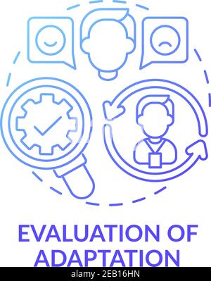 Performing tasks and achieving working result company concept icon Stock Vector