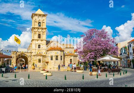 LARNACA, CYPRUS, APRIL 9, 2018: Church of Saint Lazarus in Larnaca, Cyprus Stock Photo