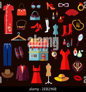Collection of women bags shoes and accessories Stock Vector by ©macrovector  42739781