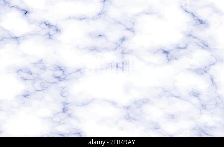 Stone texture white with blue marble background - Vector illustration Stock Vector