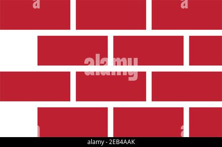 Brick Building logo design vector, Brickwork simple modern logo template, Emblem, Design Concept, Creative Symbol, Icon Stock Vector