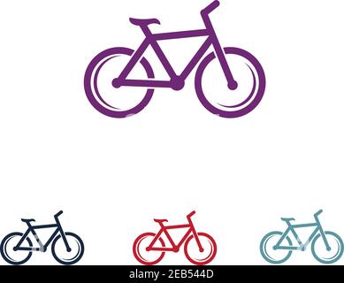 Bicycle logo vector template Stock Vector