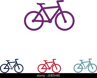 Bicycle logo vector template Stock Vector