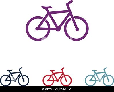 Bicycle logo vector template Stock Vector