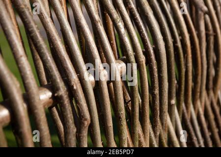 Traditional thatching tools and products Stock Photo