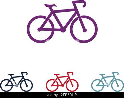 Bicycle logo vector template Stock Vector