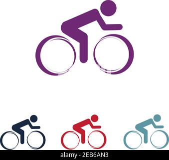 Bicycle logo vector template Stock Vector