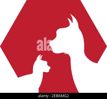 cat logo vector symbol illustration design template Stock Vector