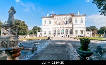 Borghese Gallery at Villa Borghese Rome, Lazio in Italy Stock Photo