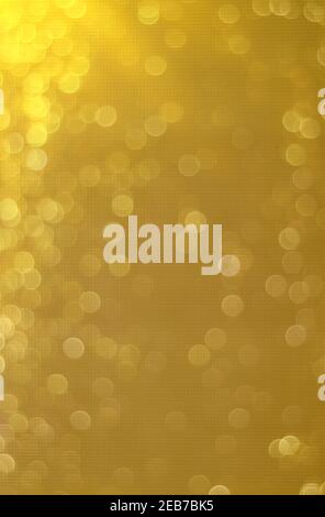 Vertical Image of Abstract Blurred Golden Yellow Lighting Background Stock Photo
