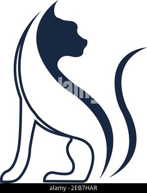 cat logo vector symbol illustration design template Stock Vector