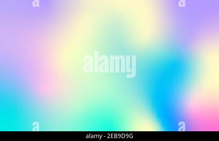 Abstract iridescent banner in pastel colors. Soft hues are a classic spring, summer. Stock Vector