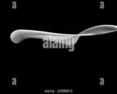 White milk liquid splashing Stock Photo