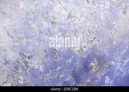 Painted abstract background with paint drips and brush marks Stock Photo
