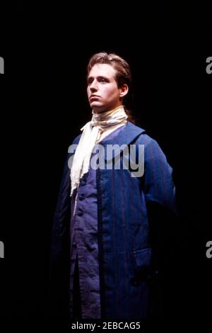 Linus Roache (William Randall) in INDIGO by Heidi Thomas at the Royal Shakespeare Company (RSC), The Other Place, Stratford-upon-Avon  08/07/1987  design: Roger Glossop  lighting: Paul Denby  director: Sarah Pia Anderson Stock Photo