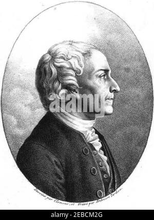 ABRAHAM TREMBLEY (1710-1784) Genevan naturalist Stock Photo