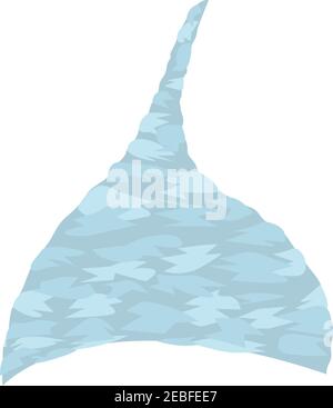 tin foil hat Radiation protection cap. flat vector Stock Vector