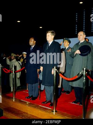 President Kwame Nkrumah of Ghana meets US President, John F. Kennedy.