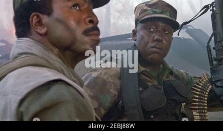 CARL WEATHERS, BILL DUKE, PREDATOR, 1987 Stock Photo - Alamy