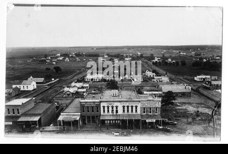 North Side of Denton Square. Stock Photo