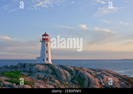 Peggy's Cove Lighthouse Stock Photo