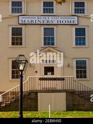 Mariners home in New Bedford MA Stock Photo