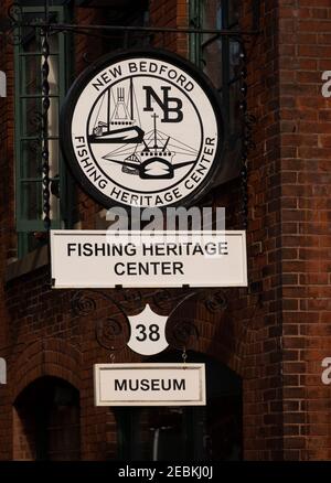 New Bedford Fishing Heritage Center MA Stock Photo