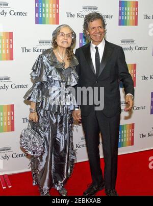 Dec. 7, 2013 - Washington, District of Columbia, United States of America - Chick Corea and his wife, Gayle, arrive for the formal Artist's Dinner honoring the recipients of the 2013 Kennedy Center Honors hosted by United States Secretary of State John F. Kerry at the U.S. Department of State in Washington, D.C. on Saturday, December 7, 2013. The 2013 honorees are: opera singer Martina Arroyo; pianist,  keyboardist, bandleader and composer Herbie Hancock; pianist, singer and songwriter Billy Joel; actress Shirley MacLaine; and musician and songwriter Carlos Santana..Credit: Ron Sachs / CNP (Cr Stock Photo