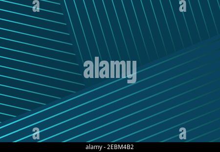 Abstract horizontal striped background. Ultra thin lines on dark blue backdrop. for cover design, poster or banner with space for text. Vector illustr Stock Vector